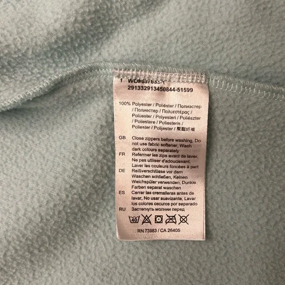 Helly Hansen Women's Daybreaker Fleece Jacket in Lagoon,  Size XL - Picture 10 of 13